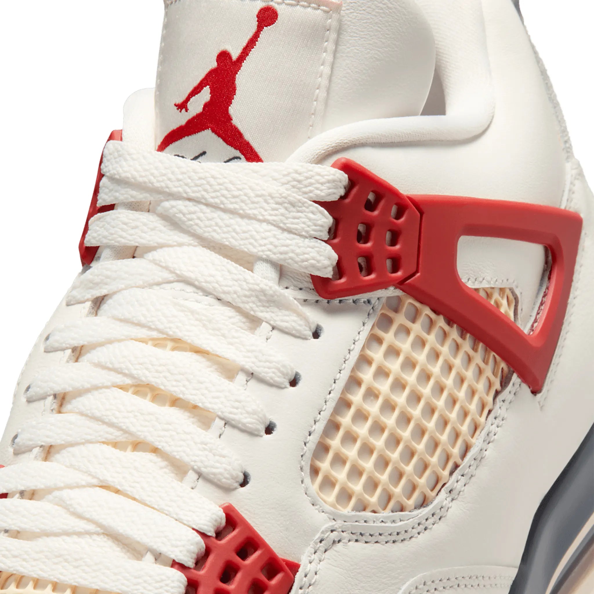 Detailed View of Bike Air x Nigel Sylvester x Air Jordan 4 Retro OG Brick After Brick IQ8055-100